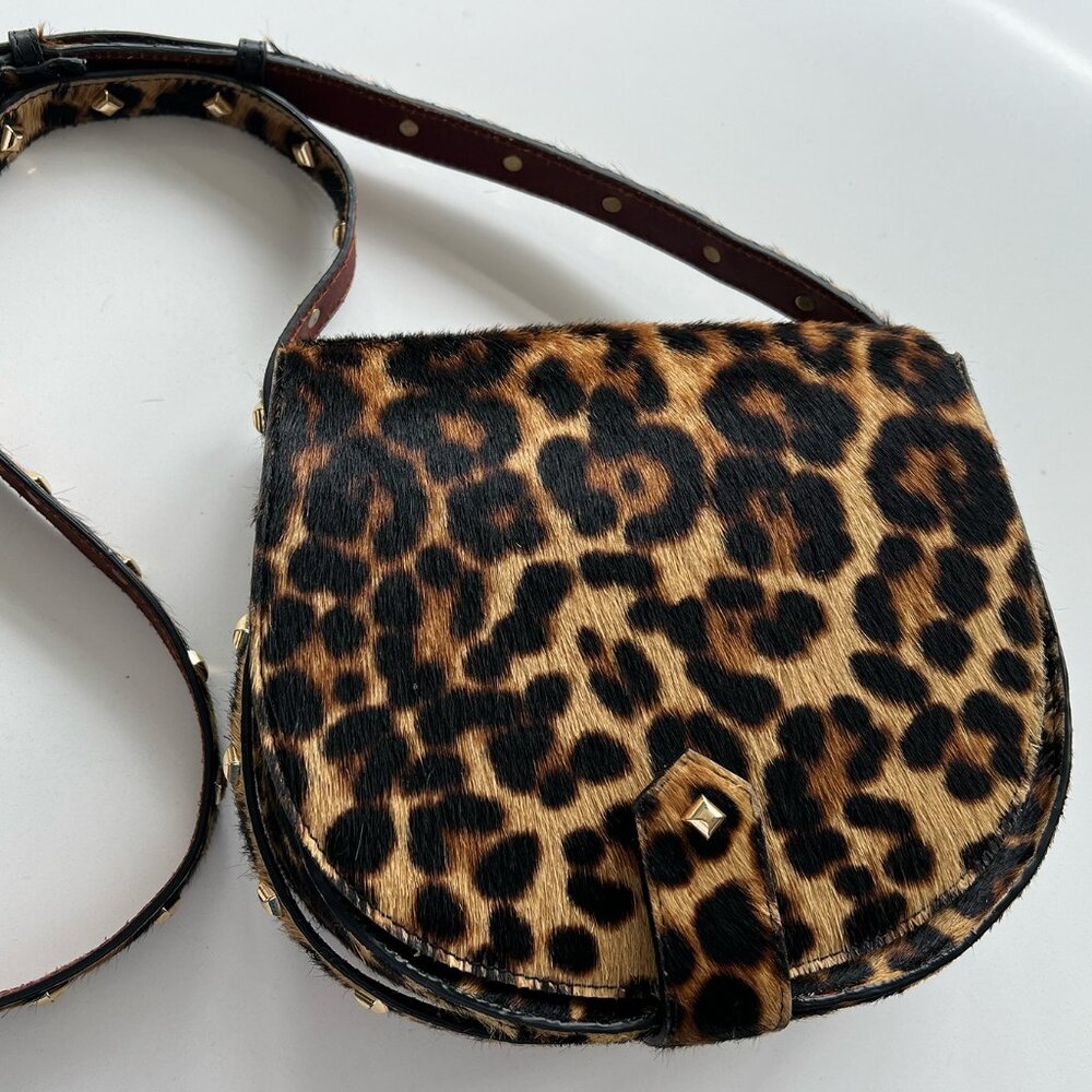 Herbert Frere Soeur Leopard Handbag (new)